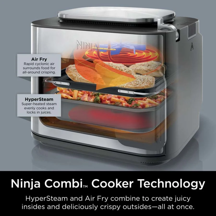 Ninja SFP701 Combi All-in-One Multicooker Oven and Air Fryer - Gray - Image 3