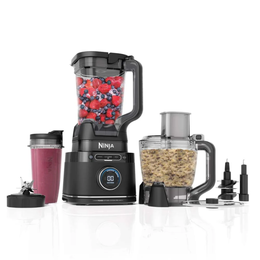 Ninja TB401 Detect Kitchen System Power Blender + Processor Pro with BlendSense Technology - Black - Image 2