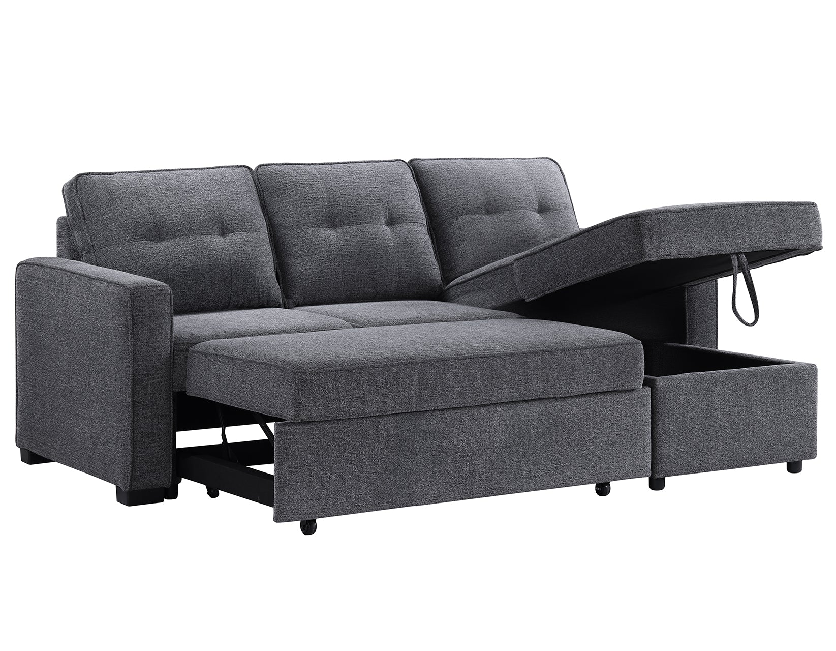 Noah Love Chaise Set - Grey - Image 14