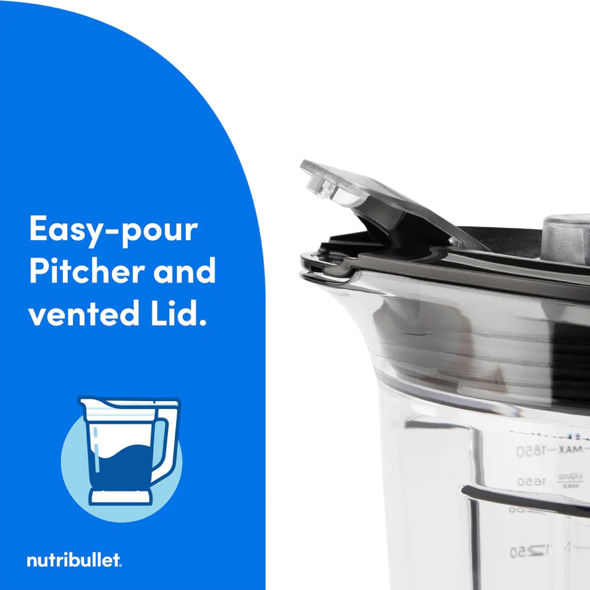 Nutribullet NBF50600AK Smart Sense Full Size Blender - Matte Black - Image 9