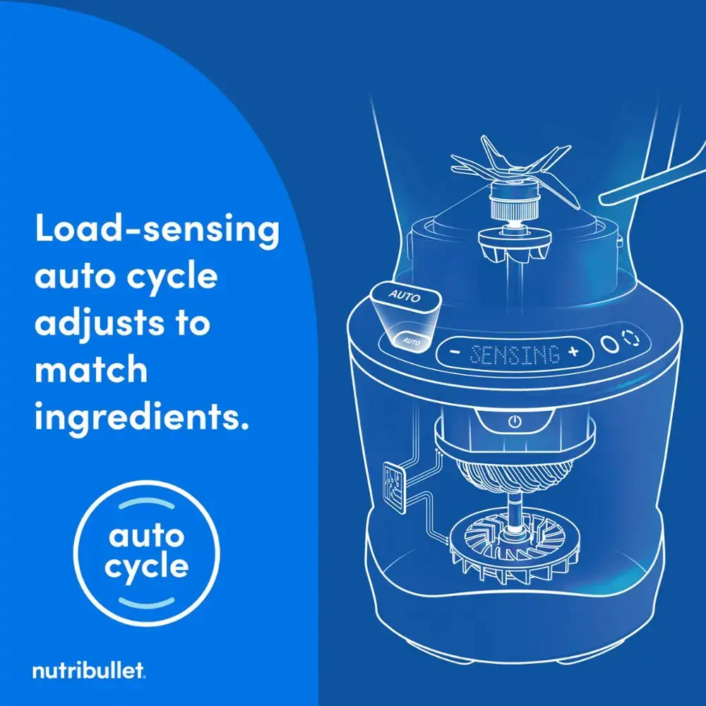 Nutribullet NBF50700 SmartSense Blender Set - Gray - Image 3
