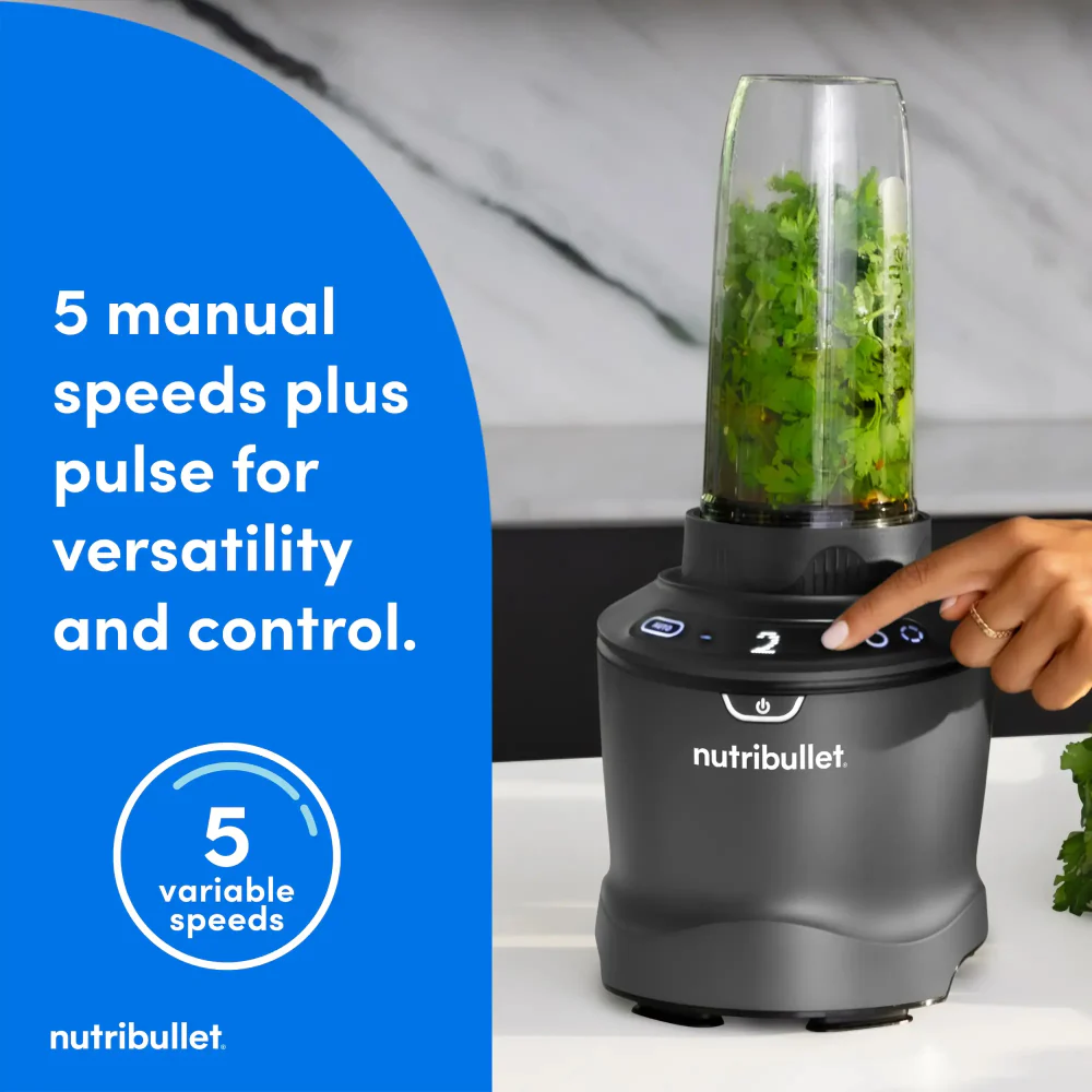 Nutribullet NBF50700 SmartSense Blender Set - Gray - Image 4