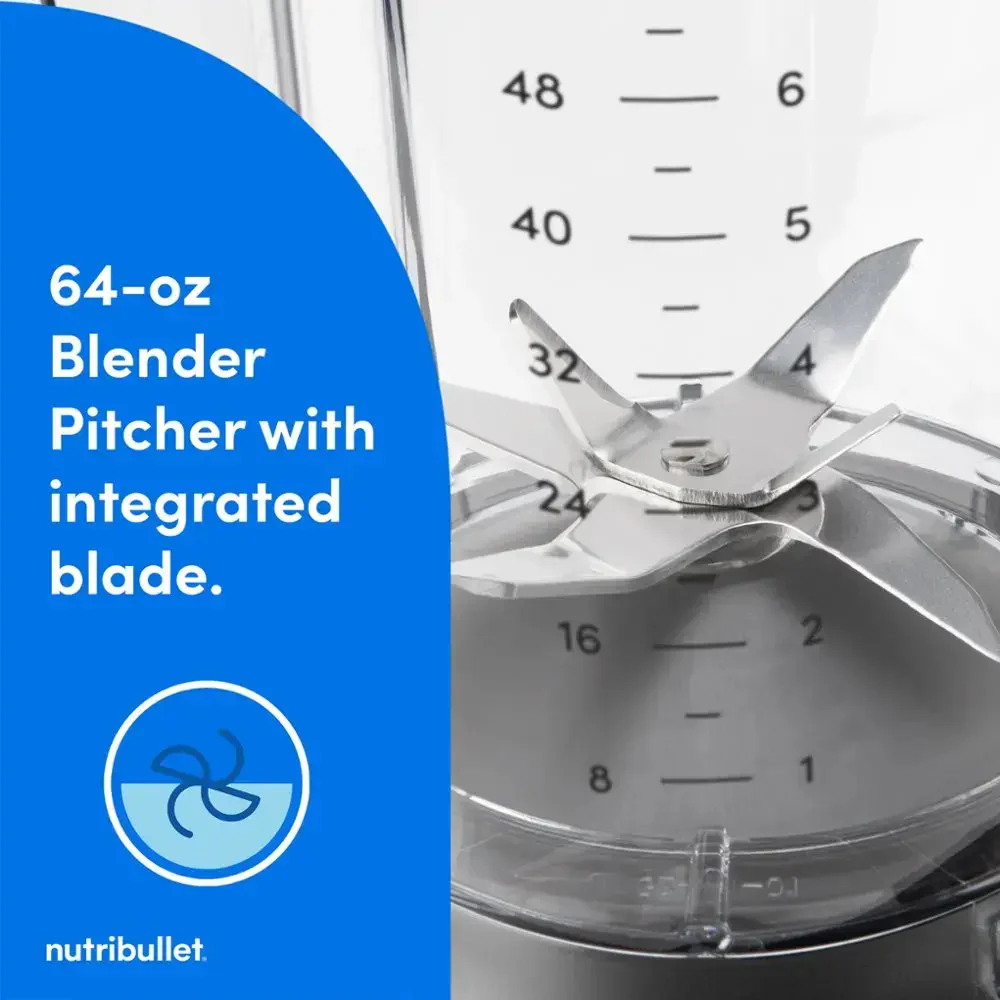 Nutribullet NBF50700 SmartSense Blender Set - Gray - Image 6