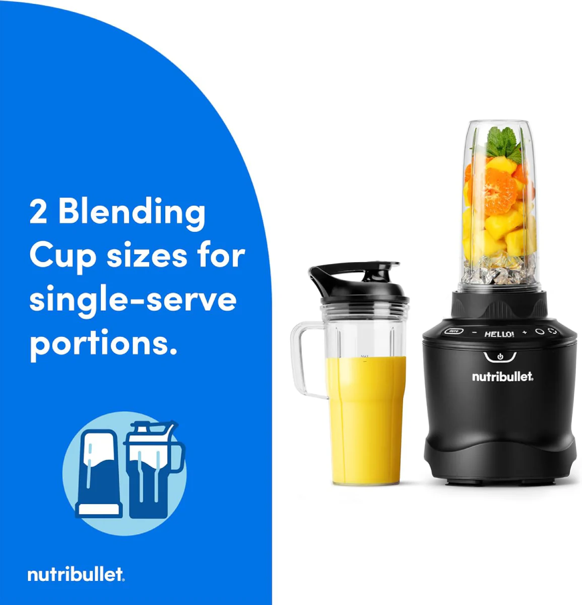 Nutribullet NBF50700AK Smart Sense Blender Set - Matte Black - Image 7