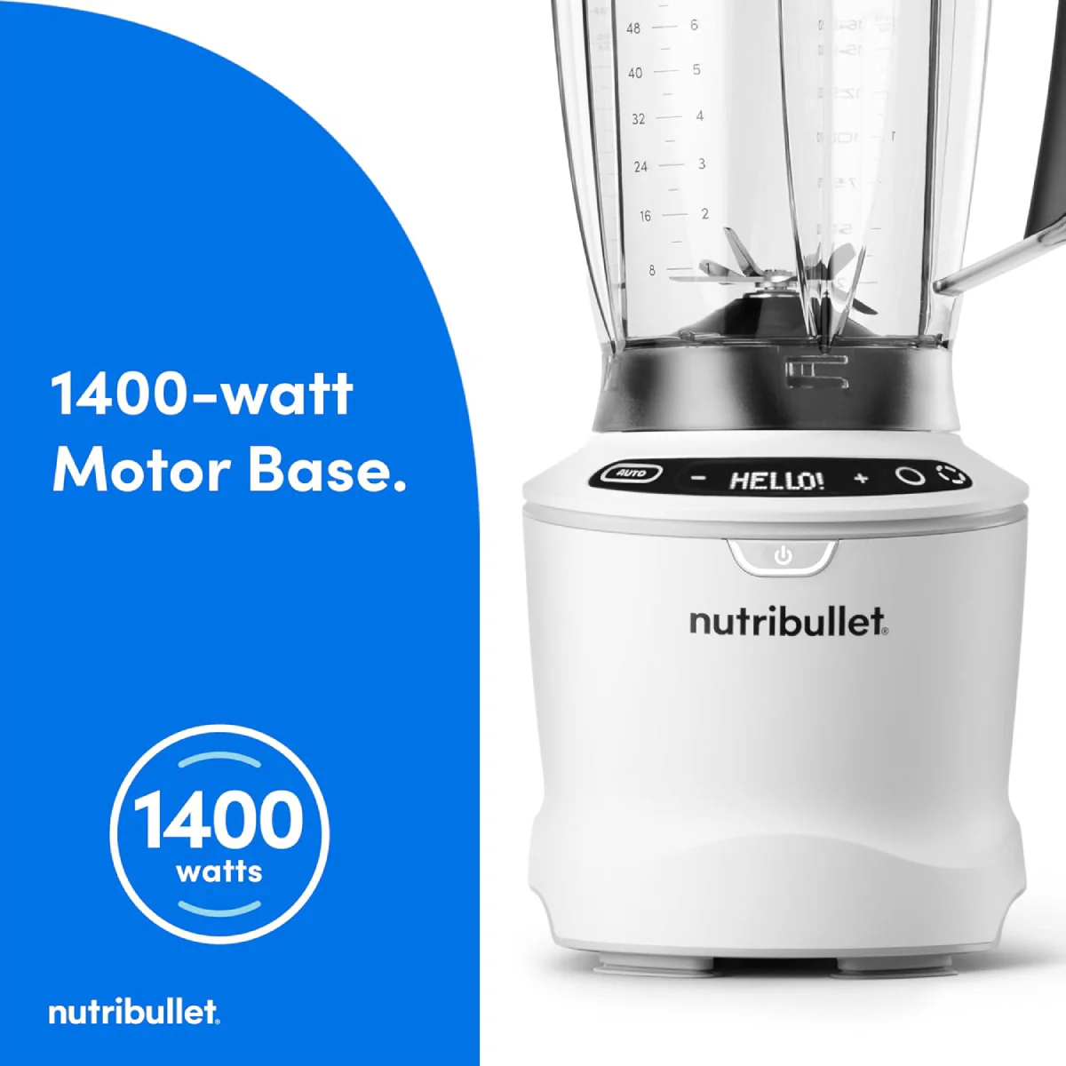Nutribullet NBF50700AW Smart Sense Blender Set - Matte White - Image 9