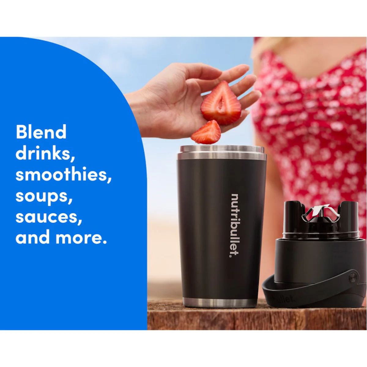 Nutribullet NBPB50350AK Flip Insulated Portable Blender - Black - Image 10