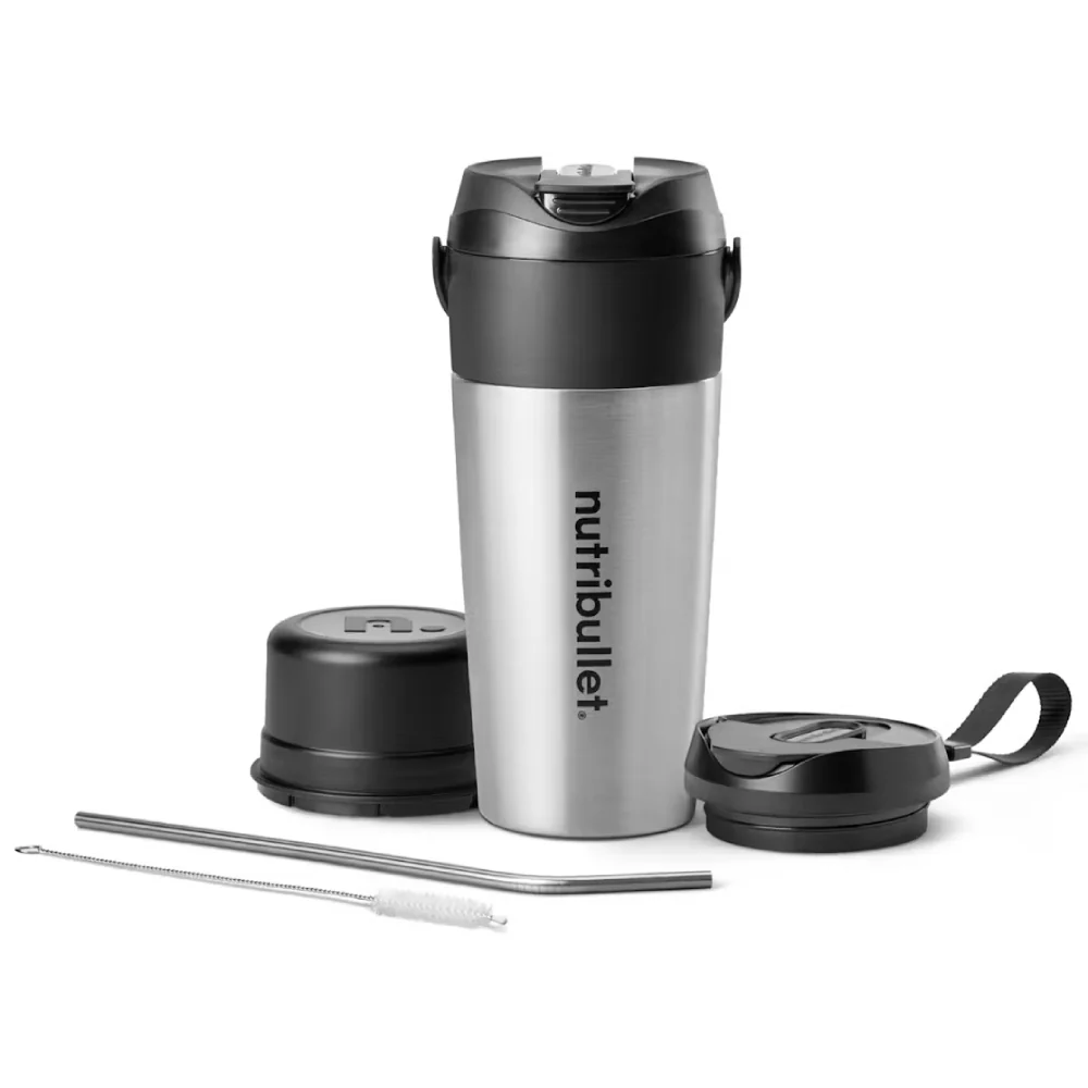 Nutribullet NBPB50350SS Flip Insulated Portable Blender - Stainless Steel
