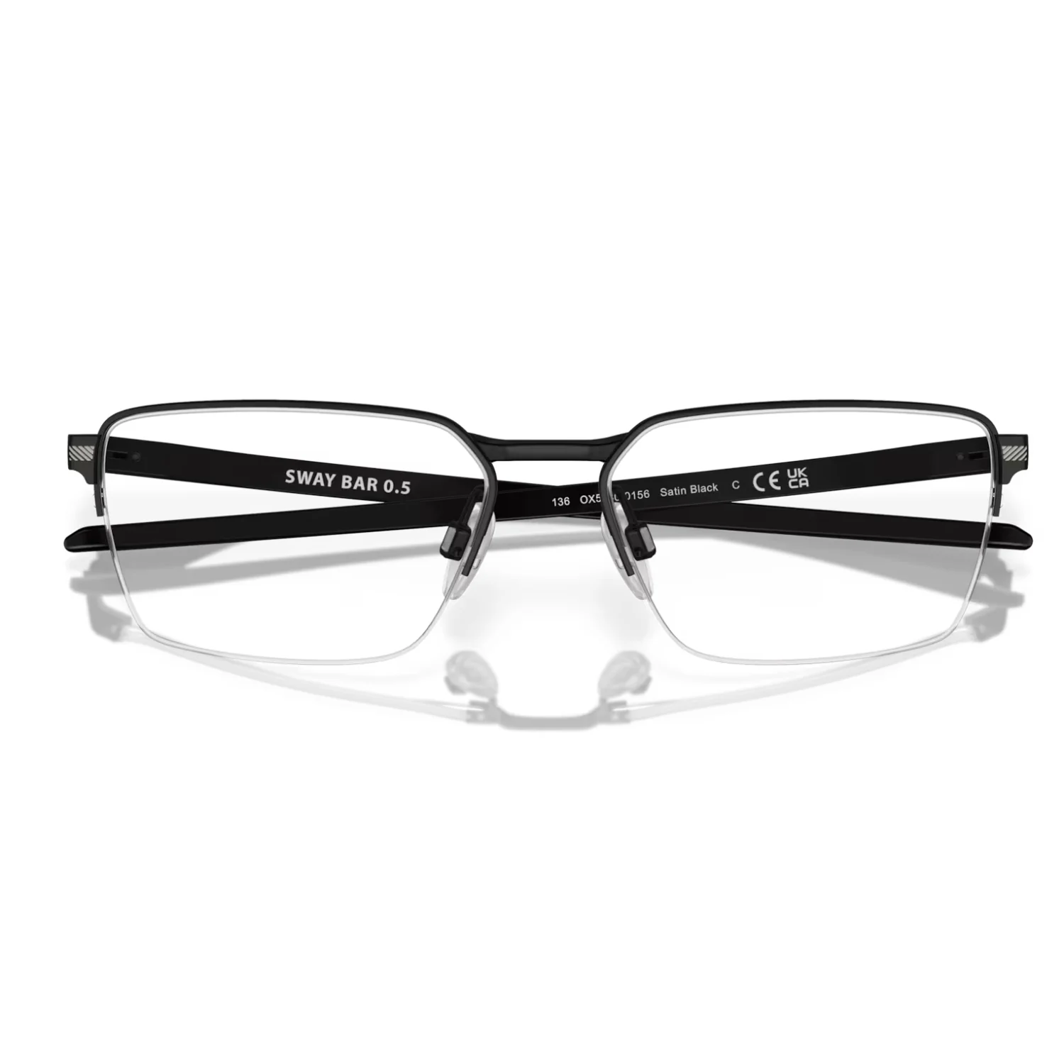 Oakley Sway Bar 0.5 Men's OX5080-01 Rectangle Eyeglasses - Image 5