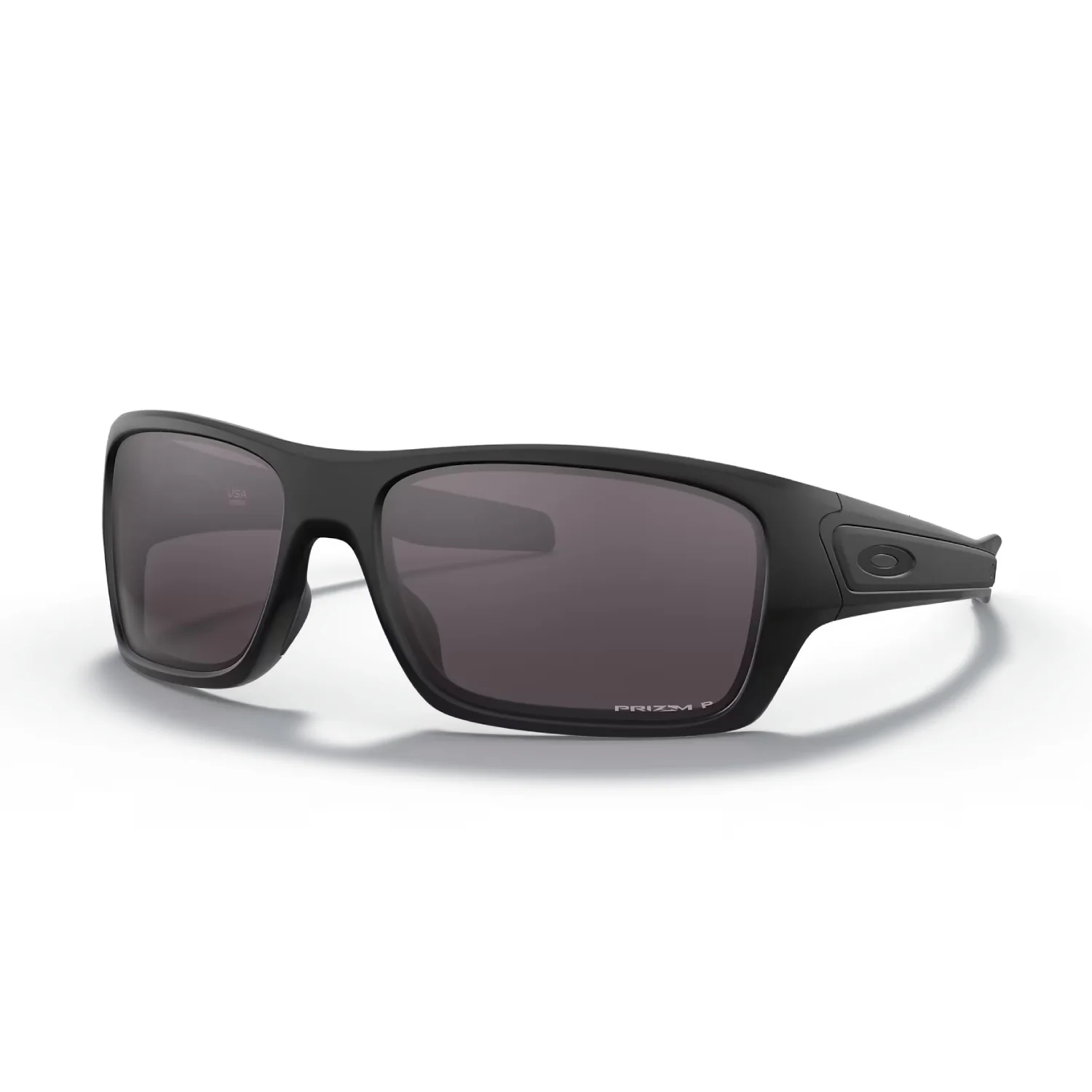 Oakley Turbine Men's Rectangle Sunglasses, Prizm Gray Polarized - Image 3