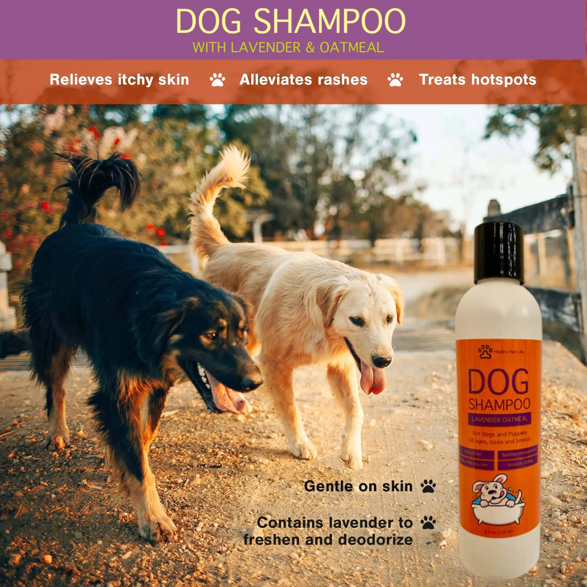 Oatmeal Lavender Pet Shampoo - Image 2