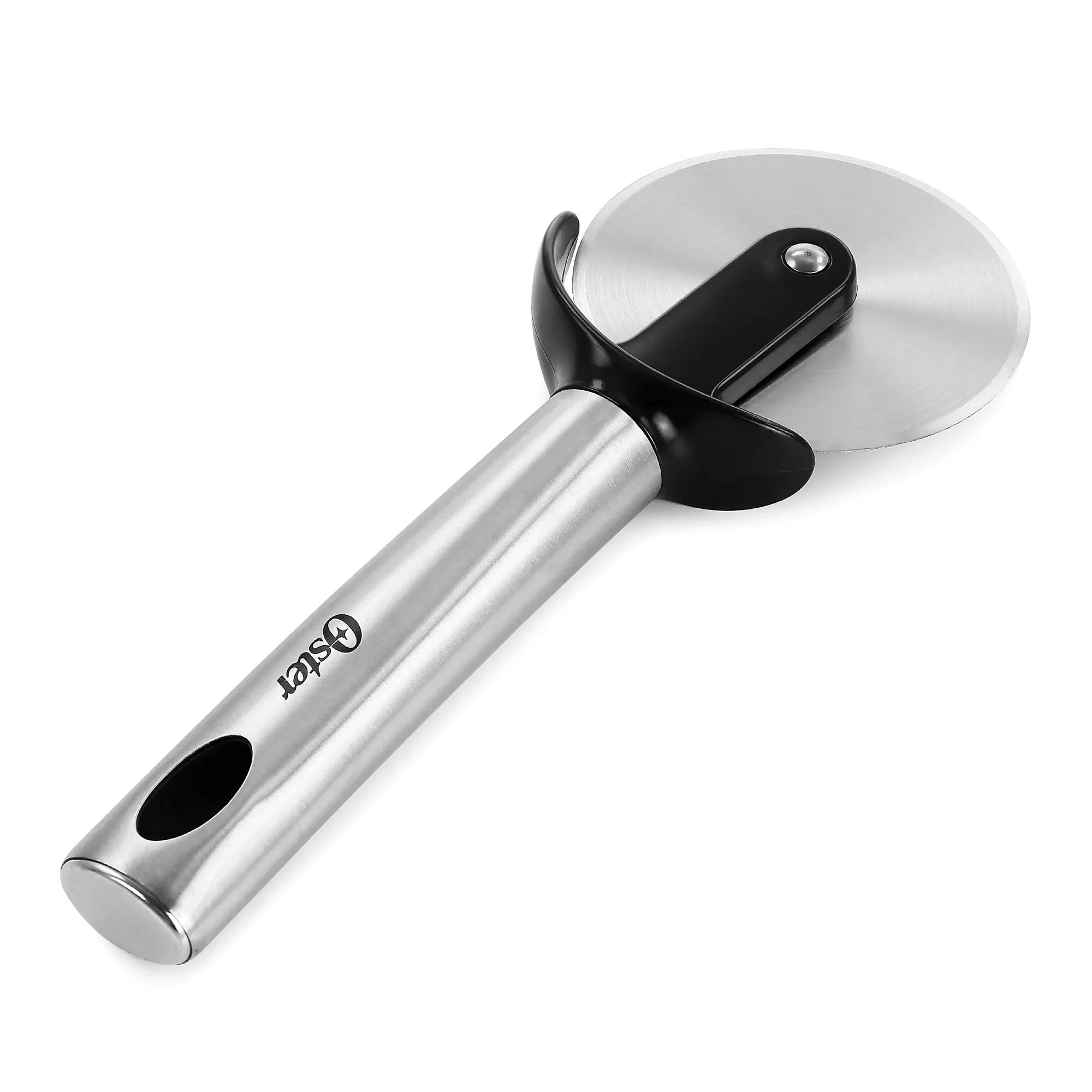 Oster Baldwyn Stainless Steel Pizza Cutter - Black/Silver - Image 3
