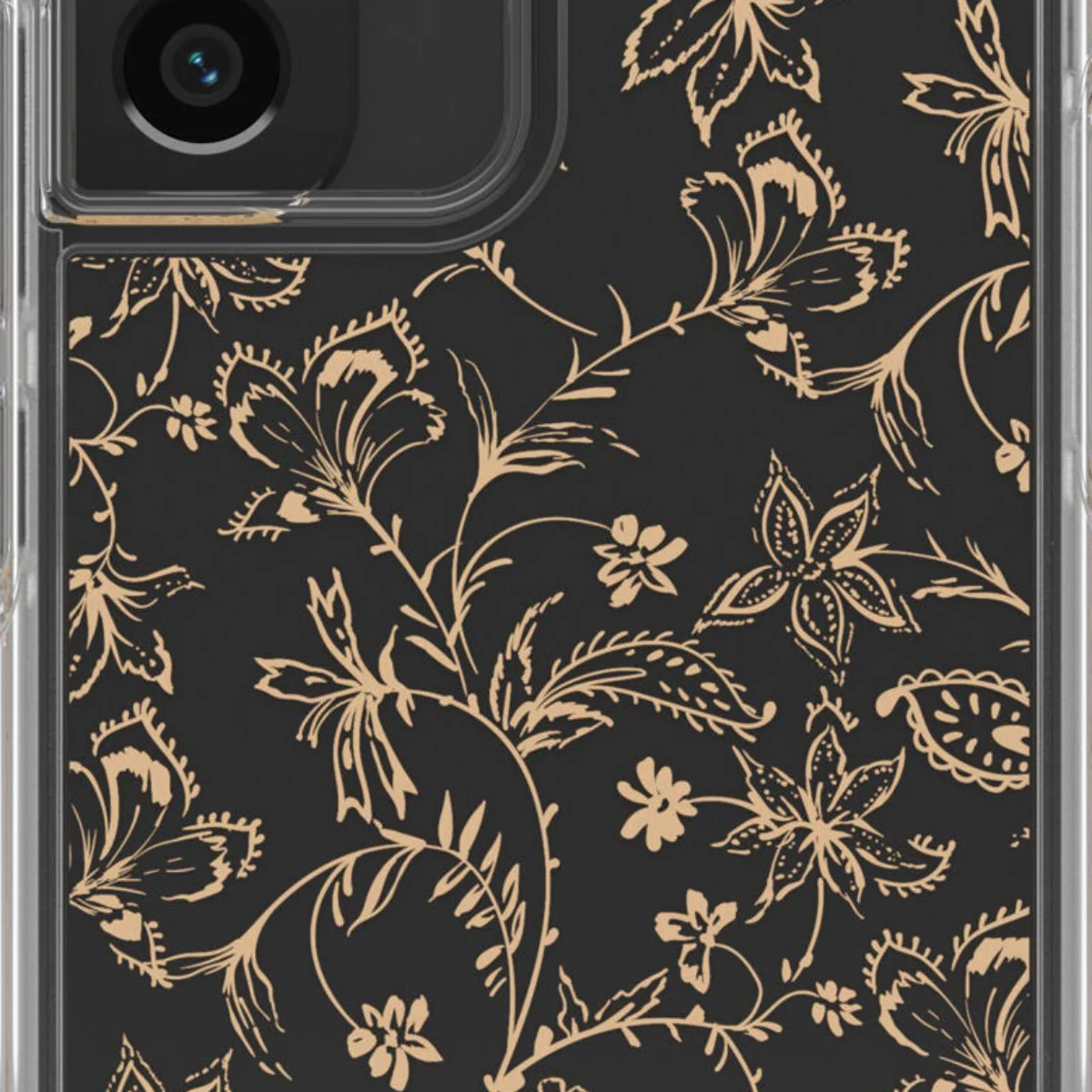 OtterBox Symmetry Series Antimicrobial Case for Samsung Galaxy S22 - Clear/Gold - Image 2
