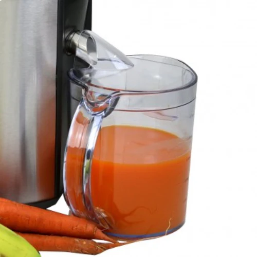 Ovente JE7607BR 700-Watt Wide Mouth Cold Press Juicer - Silver/Black - Image 6