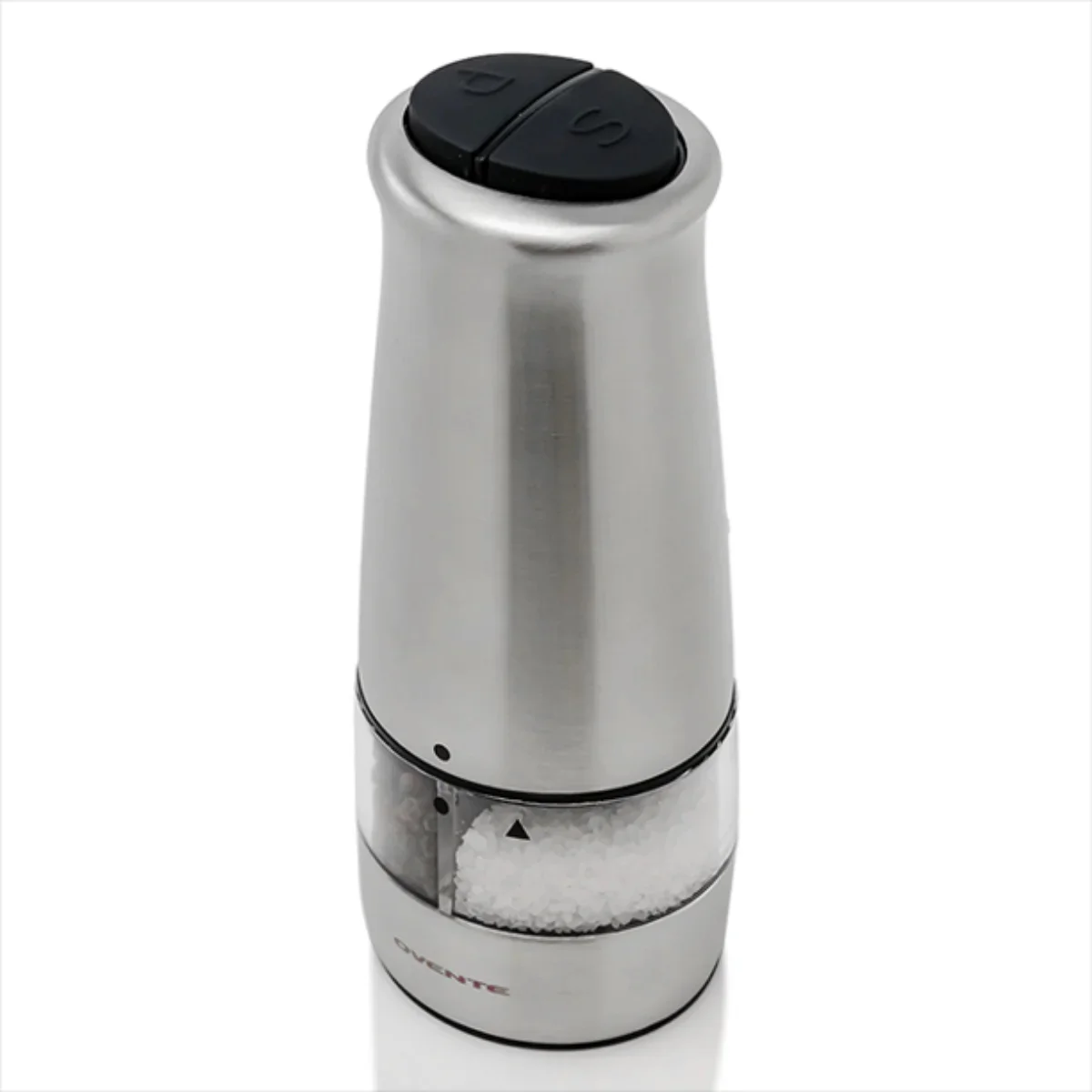 Ovente SPD121S 2-in-1 Electric Salt and Pepper Grinder - Silver - Image 2