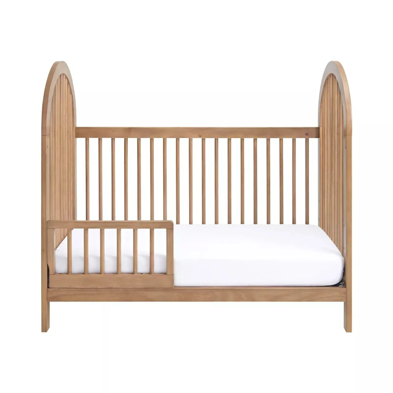 Soho Baby Oxford Everlee 3-in-1 Island Crib - Honey Wood - Image 4