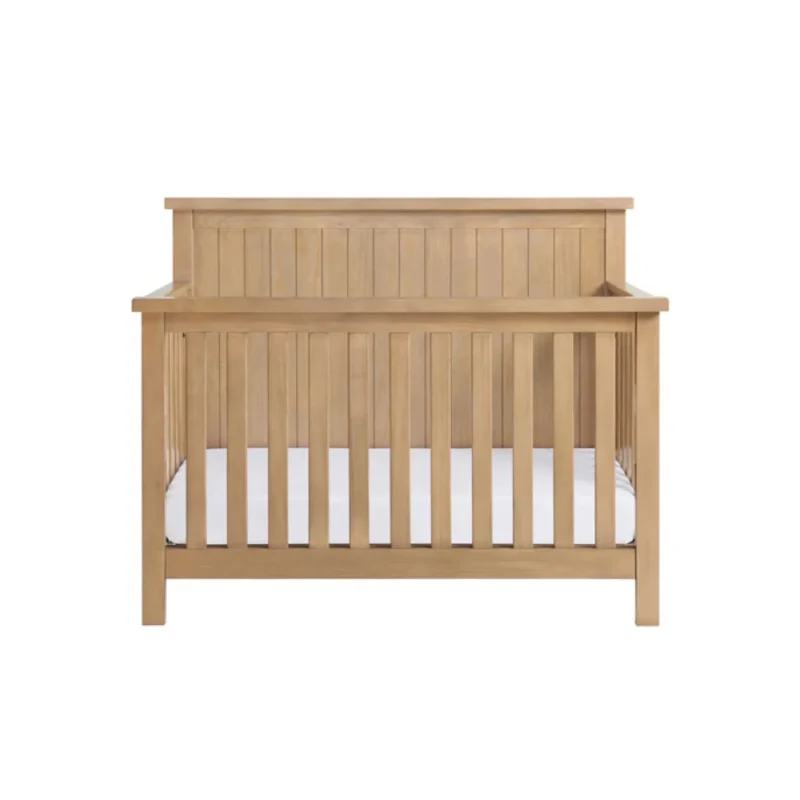 Oxford Everlee 4-In-1 Convertible Crib - Honey Wood