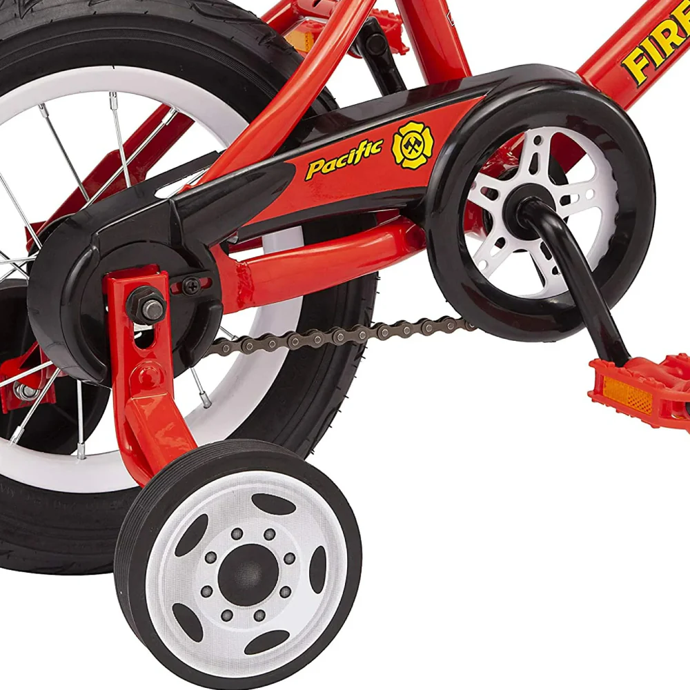Pacific Cycle 12" Fire Rescue Bike - Red - Image 6