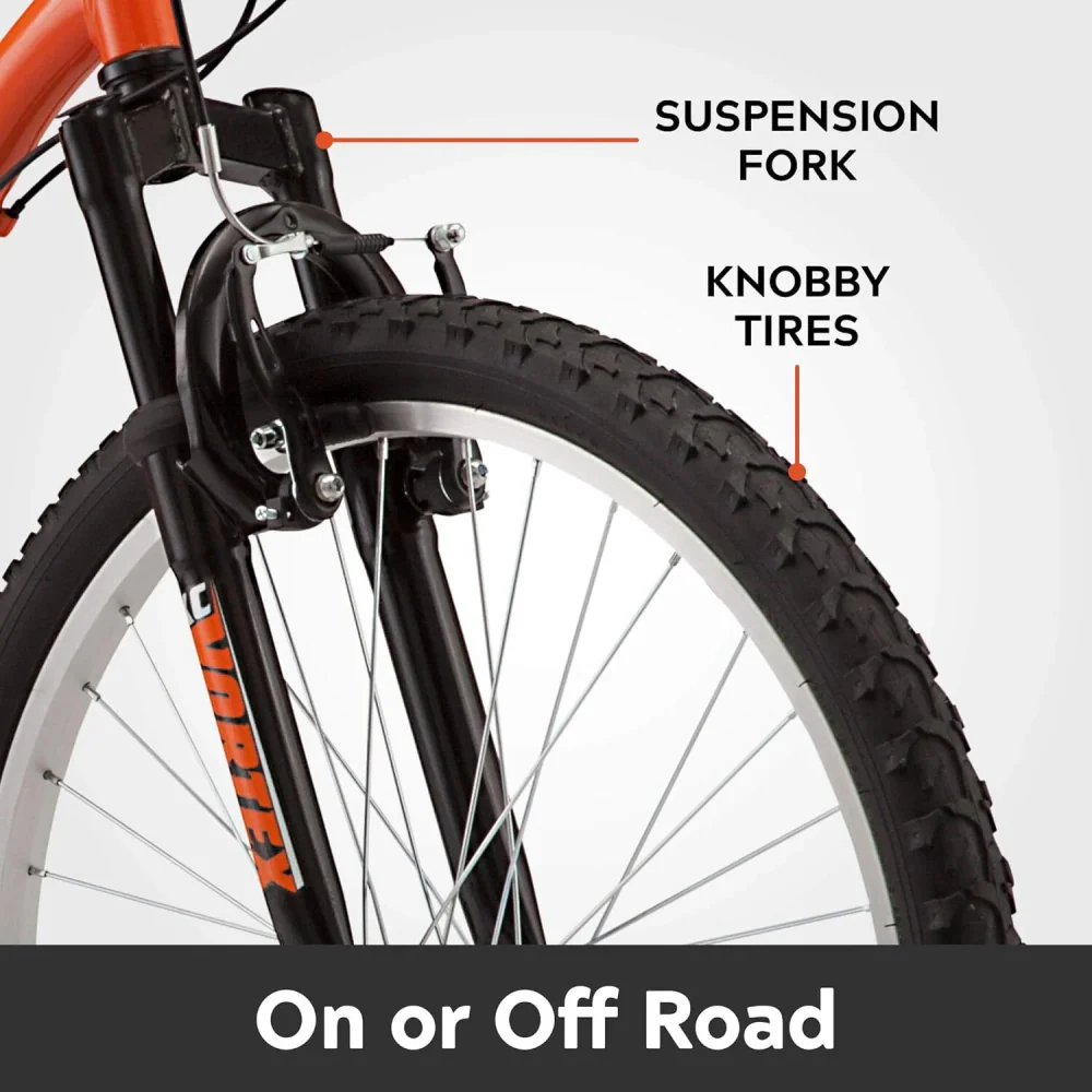 Pacific Cycle 24" Sport Mountain Bike - Orange - Image 5