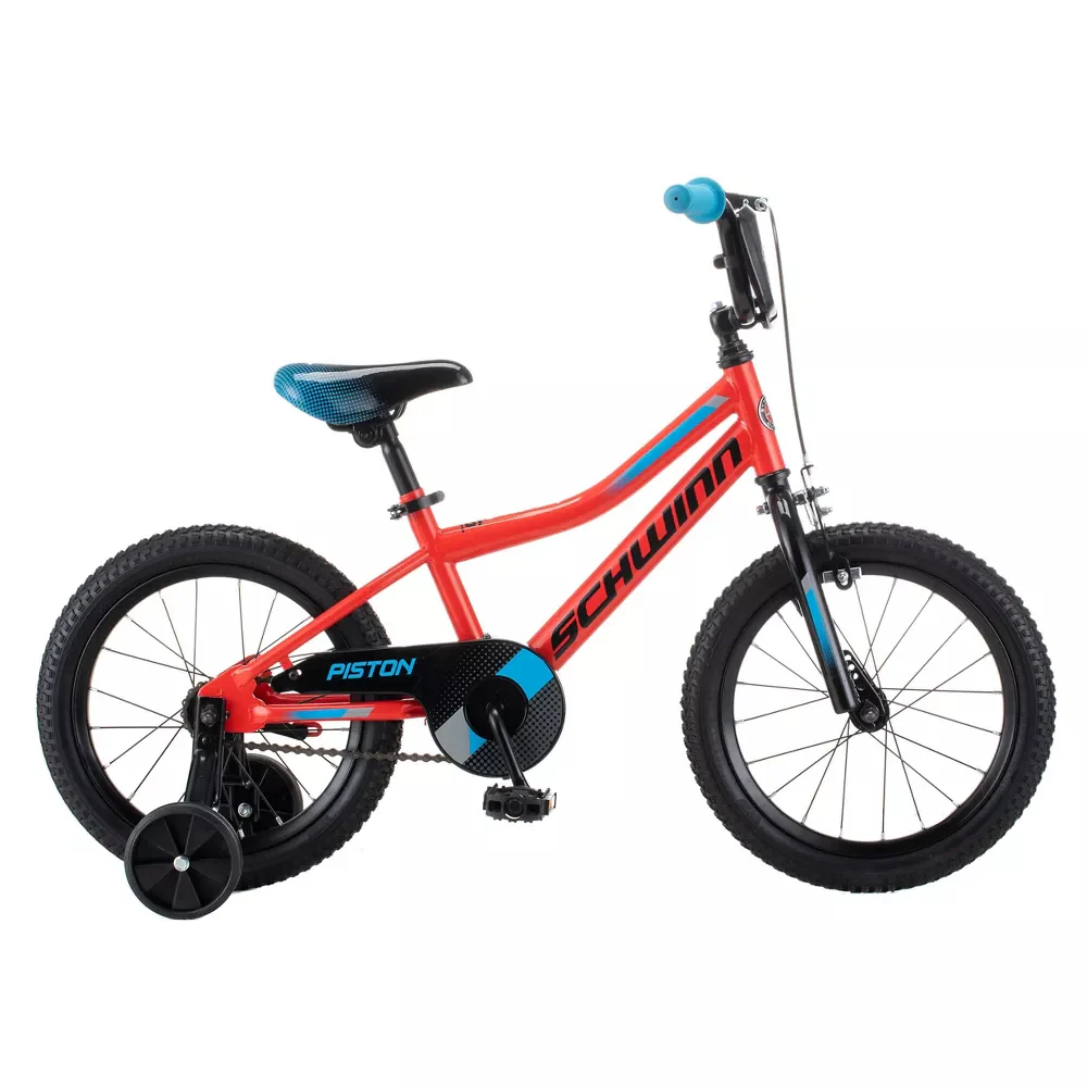 Pacific Cycle Schwinn Piston 16" Kid's Bike - Black/Red - Image 2