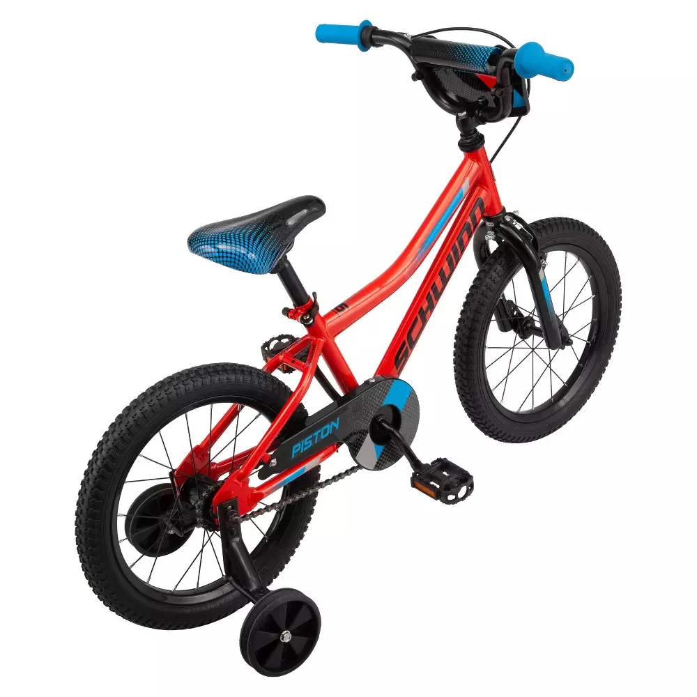 Pacific Cycle Schwinn Piston 16" Kid's Bike - Black/Red - Image 7