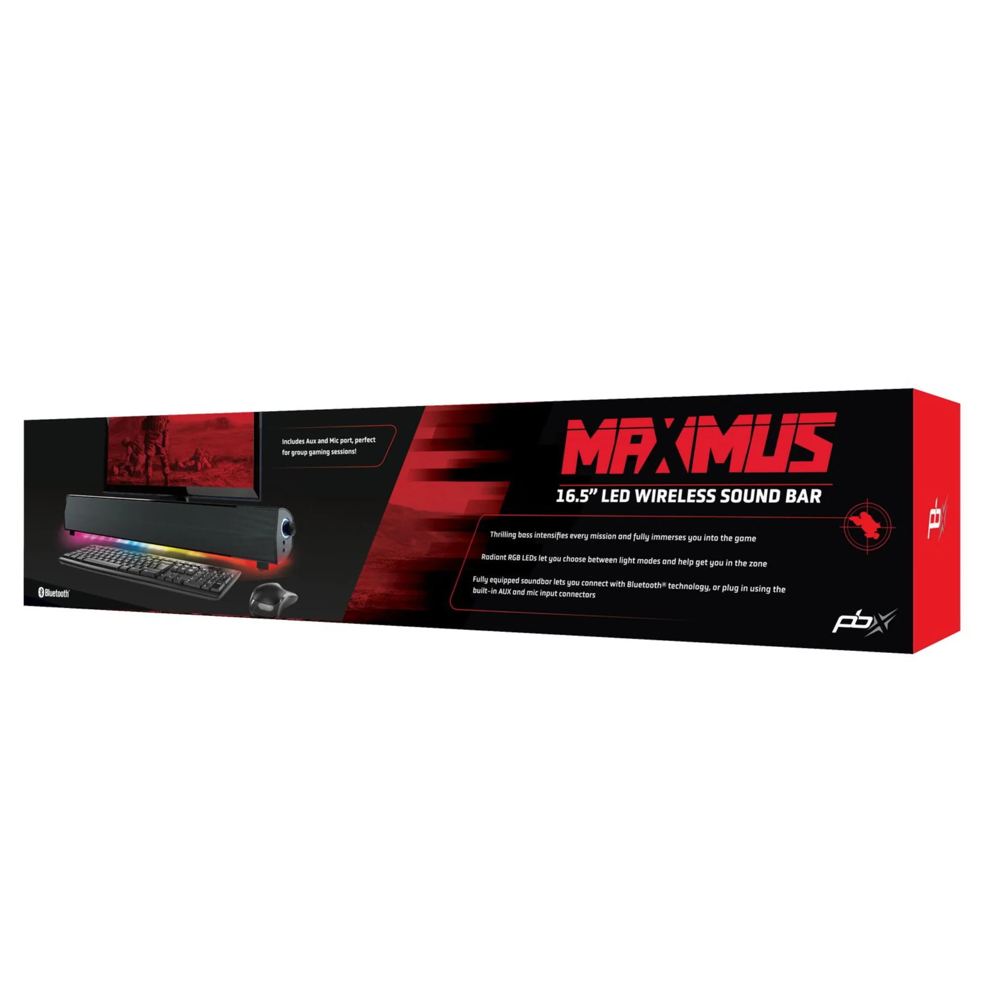 Packard Bell Maxmus 16.5" LED Wireless PC Sound Bar - Image 4