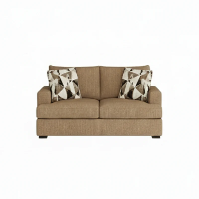 Palm Spring Sofa and Love Seat by Elements - Brown - Image 4