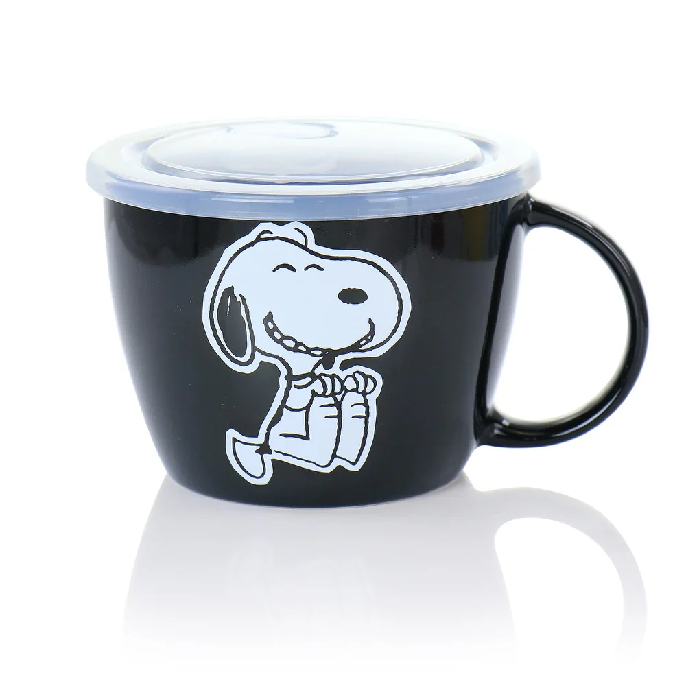 Peanuts 129409 70th Anniversary 23.5 oz Soup Bowl With Vented Lids (4 Piece) - Set - Image 3