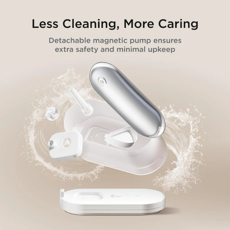 Petcube Automatic Wireless Pet Water Fountain with 4-Layer Filtration - White - Image 6