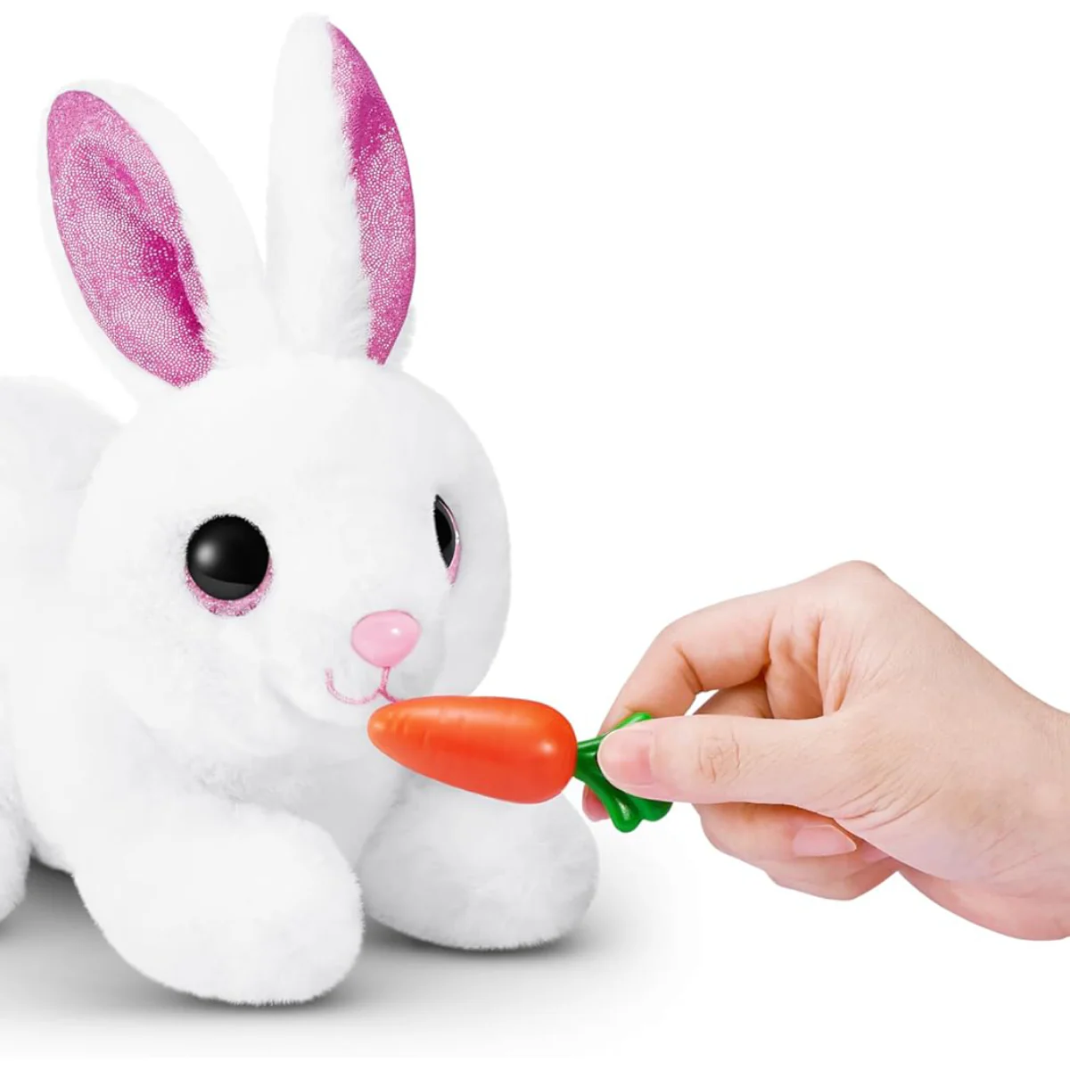 Pets Alive Mama Bunny & Baby Surprise Electronic Pet Set (12-Pieces) - White - Image 4