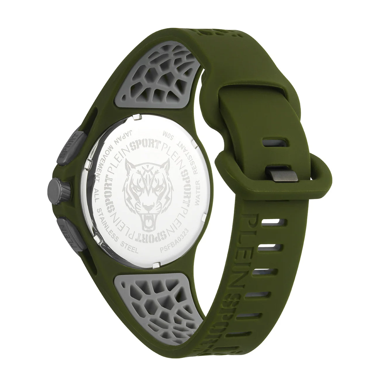 Plein Sport Thunderstorm Chronograph Men's 43mm Quartz Strap Watch - Green - Image 2