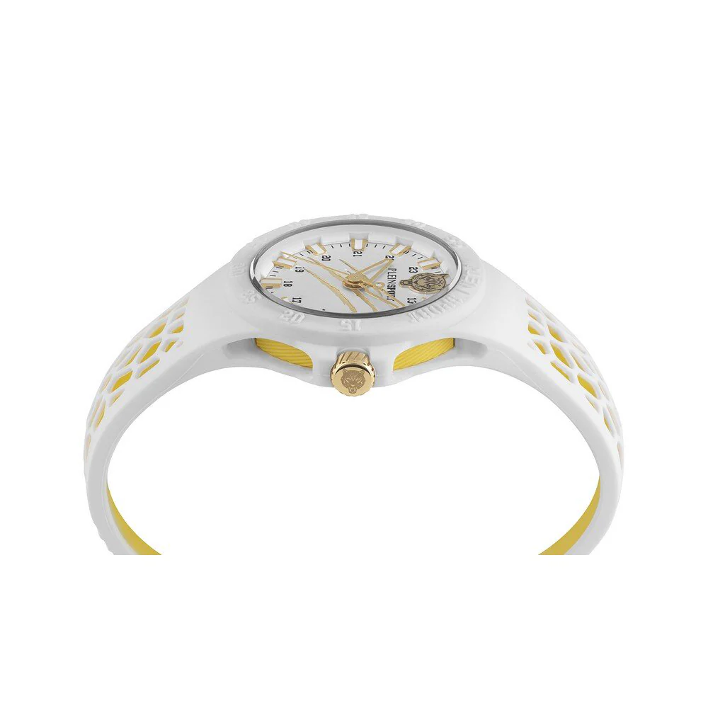 Plein Sport Thunderstorm Men's 40mm Quartz Strap Watch - White - Image 3