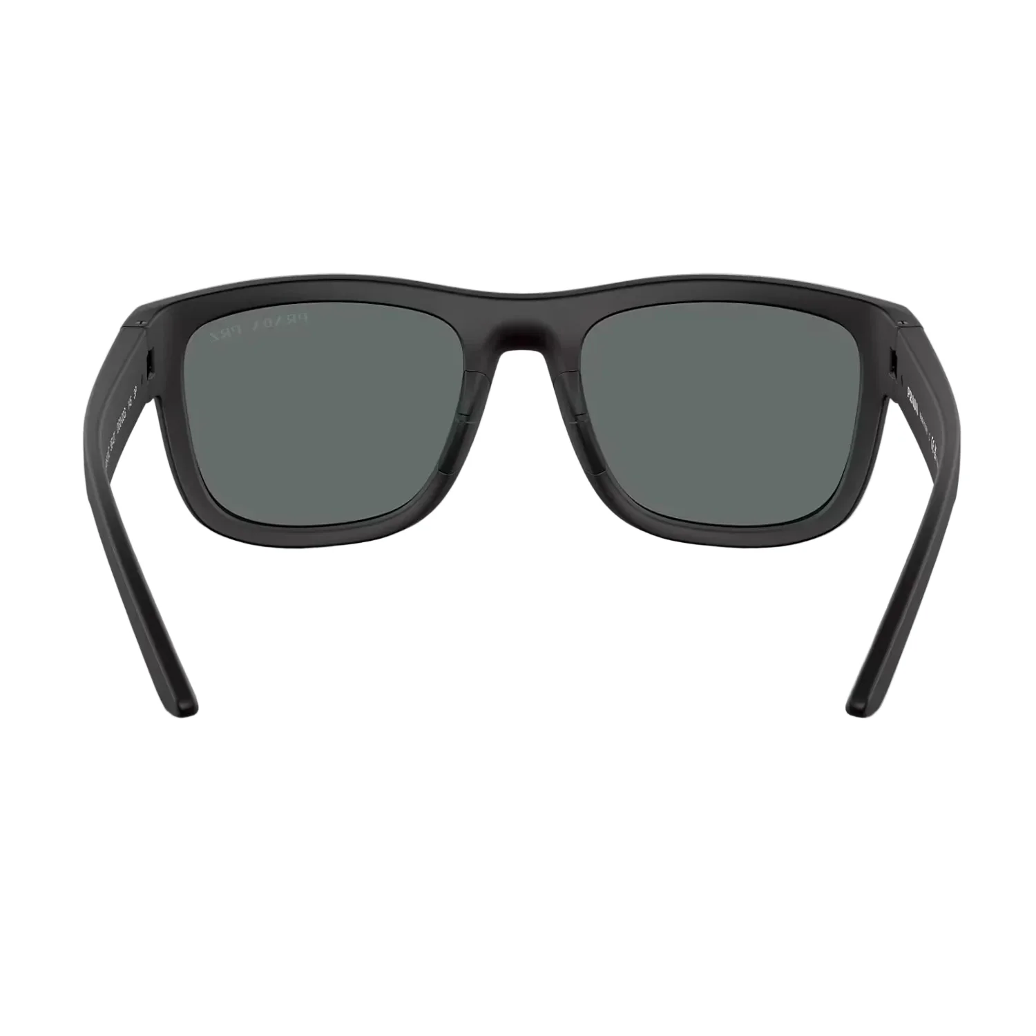 Prada Linea Rossa Men's PS01ZS Pillow Solid Color Sunglasses - Black Rubber/Dark Gray Polar - Image 5