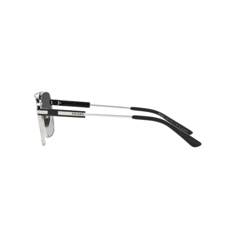 Prada Men's Aviator Sunglasses, Gray Gradient - Image 5