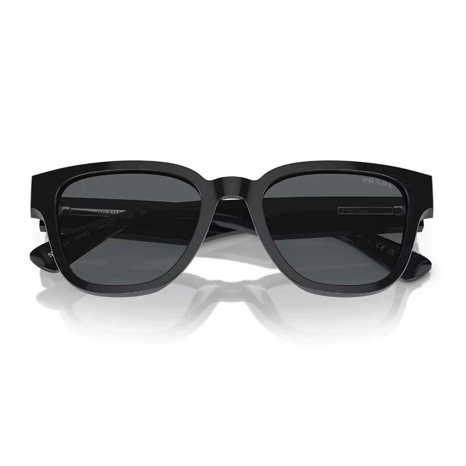 Prada Men's PRA04S Pillow Solid Color Sunglasses - Image 3