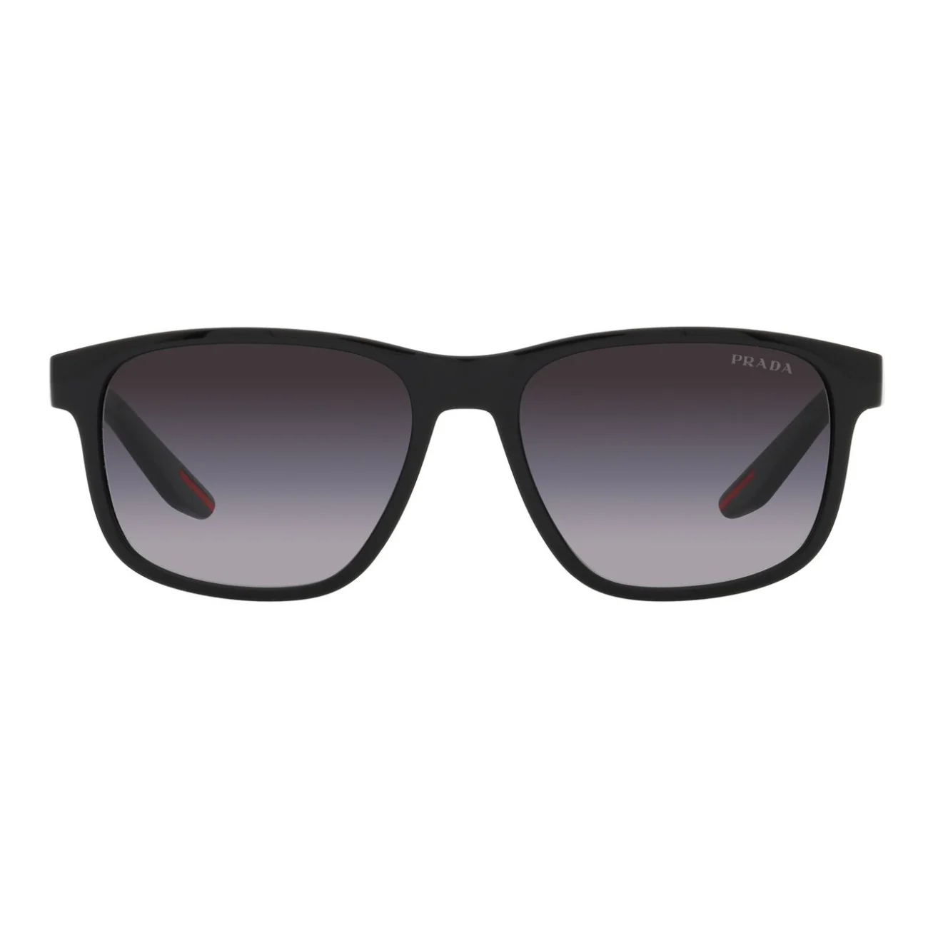 Prada Men's Square Sunglasses, Gray Gradient