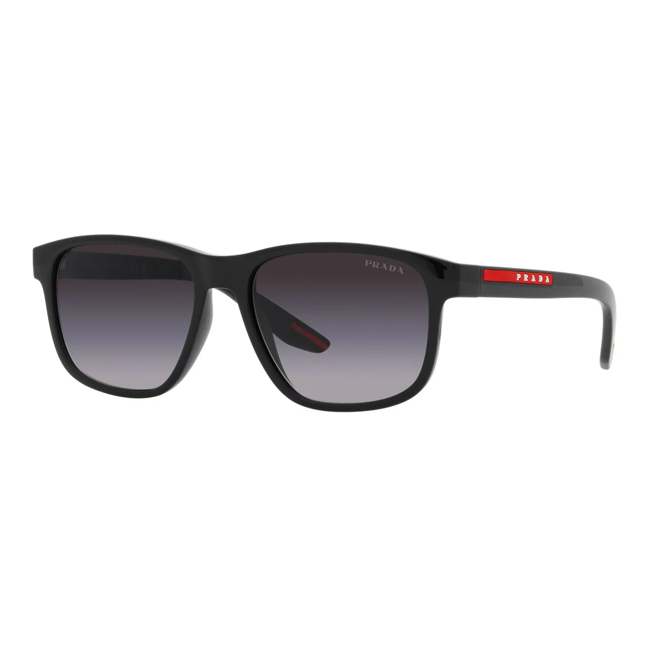 Prada Men's Square Sunglasses, Gray Gradient - Image 2