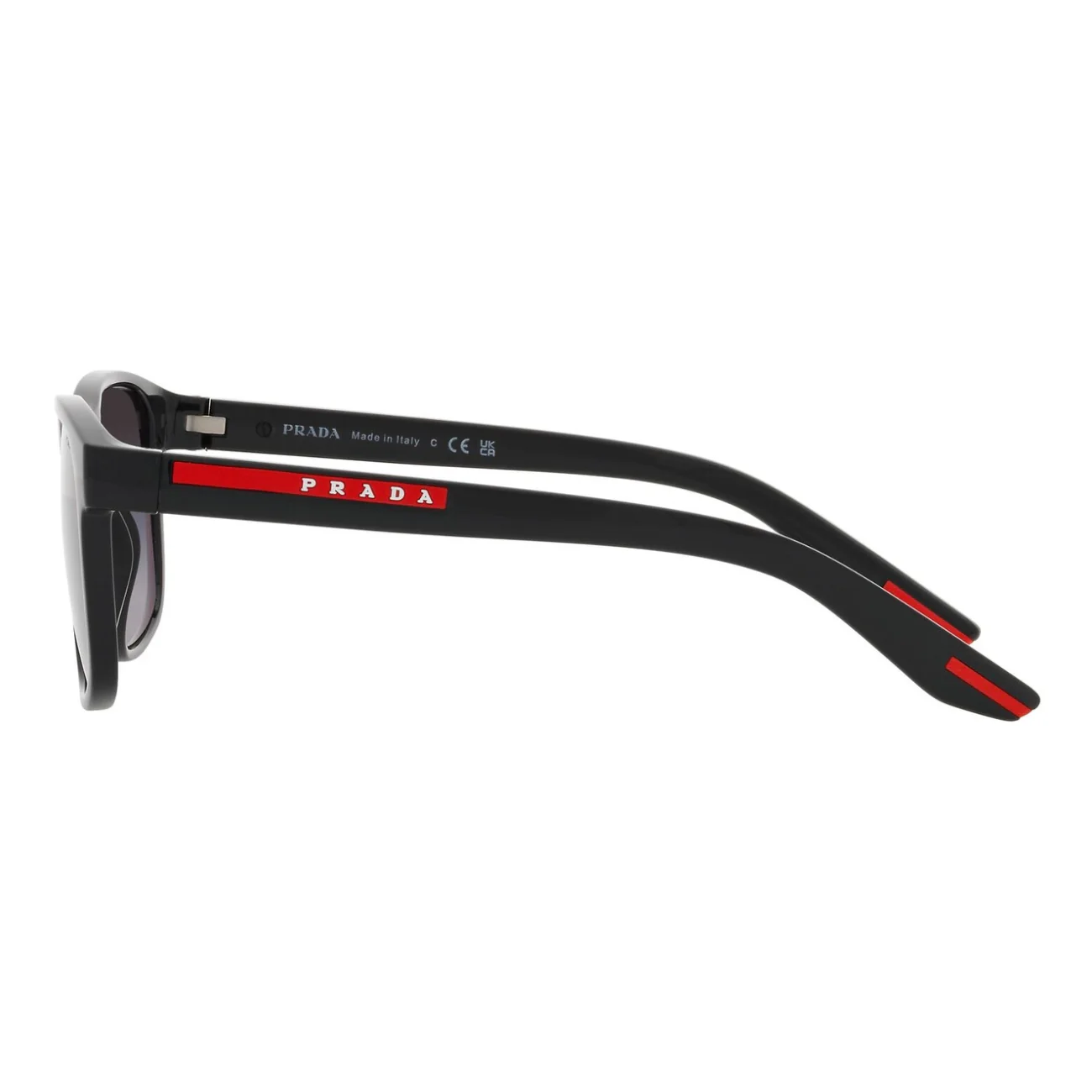 Prada Men's Square Sunglasses, Gray Gradient - Image 3