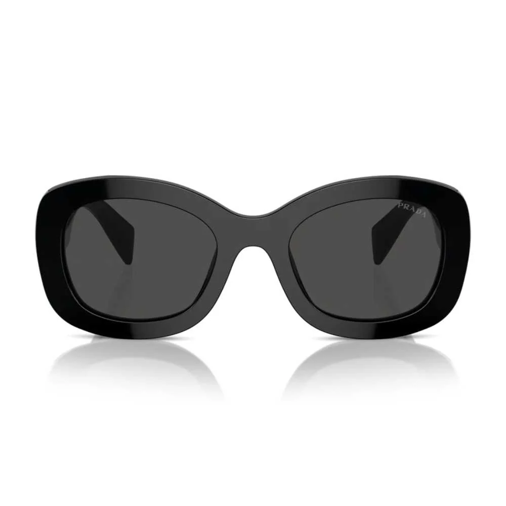 Prada PRA13S541AB5 Women's Oval Solid Color Sunglasses - Image 2