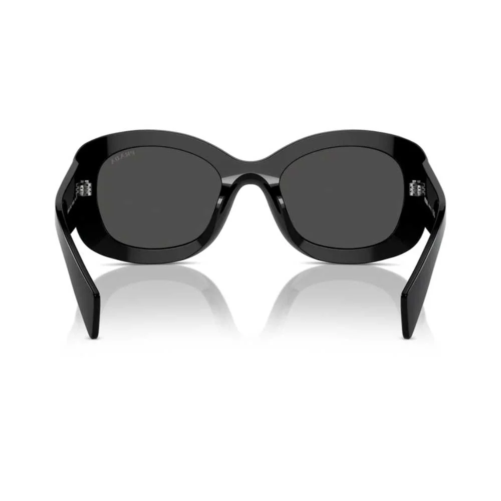 Prada PRA13S541AB5 Women's Oval Solid Color Sunglasses - Image 5