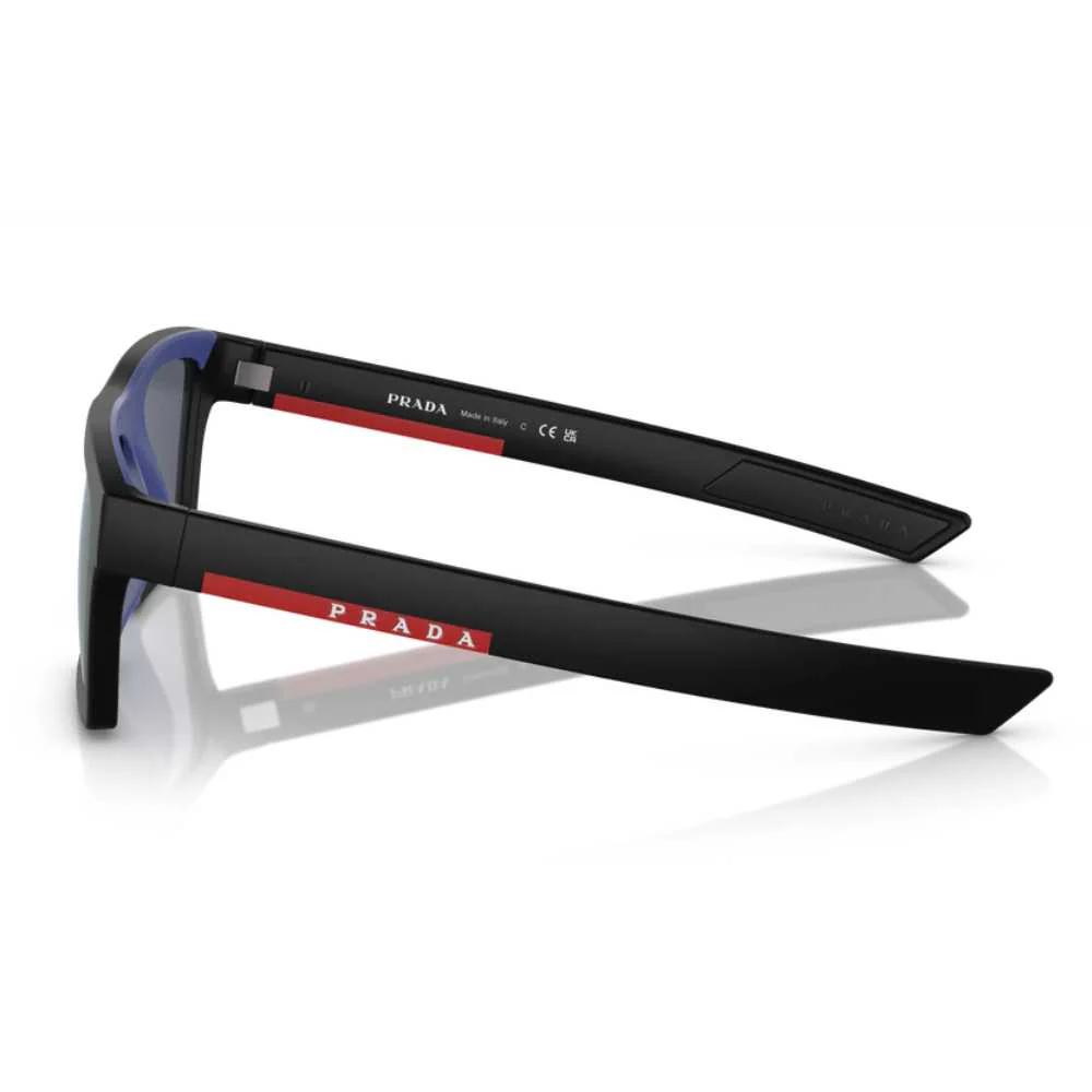 Prada PS02ZSU551O Men's Rectangle Mirrored Sunglasses - Image 5