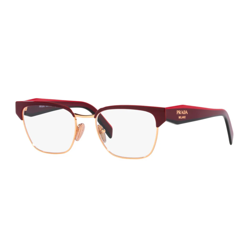 Prada Woman Brown/Pale Gold Optical Metal - Image 2