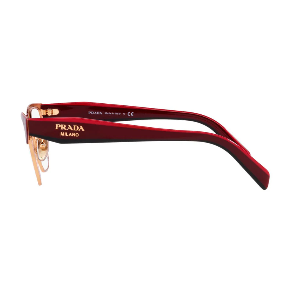 Prada Woman Brown/Pale Gold Optical Metal - Image 3