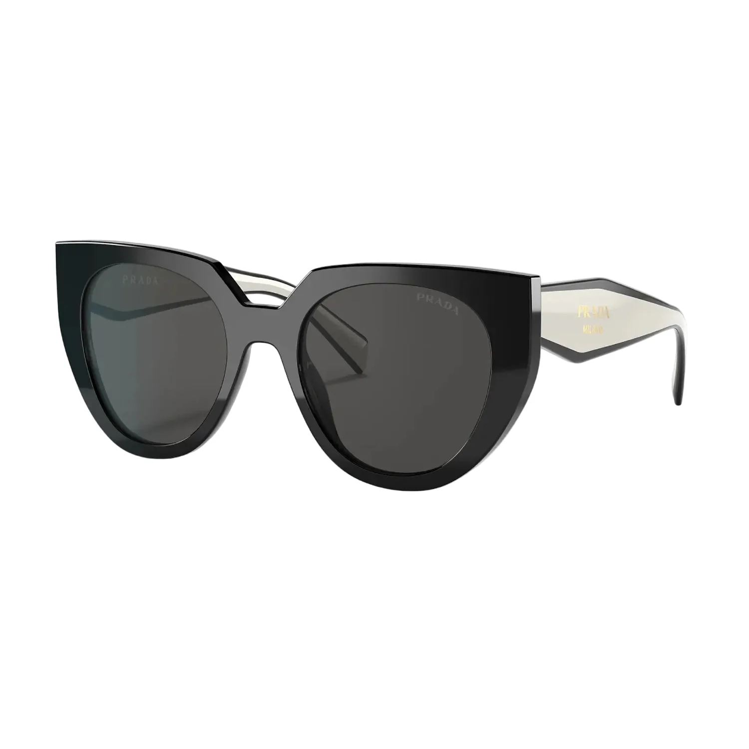 Prada Women's PR14WS Cat Eye Solid Color Sunglasses