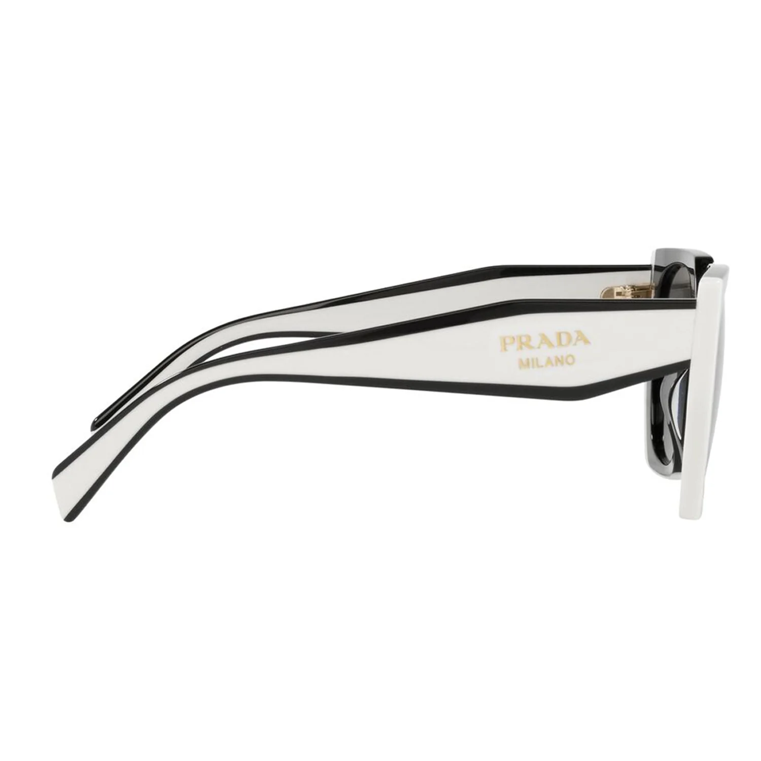 Prada Women's PR15WS Rectangle Solid Color Sunglasses - Image 5