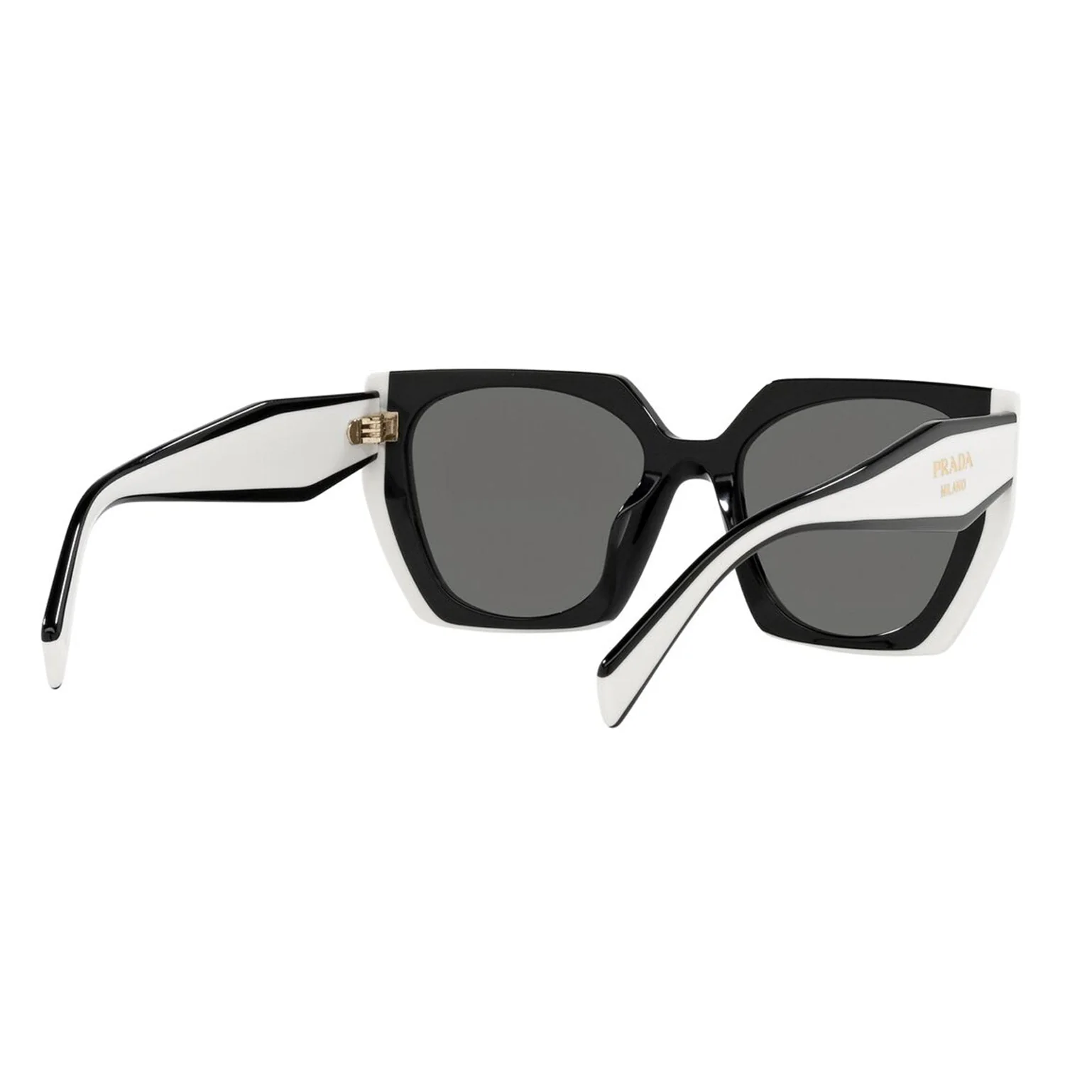Prada Women's PR15WS Rectangle Solid Color Sunglasses - Image 9