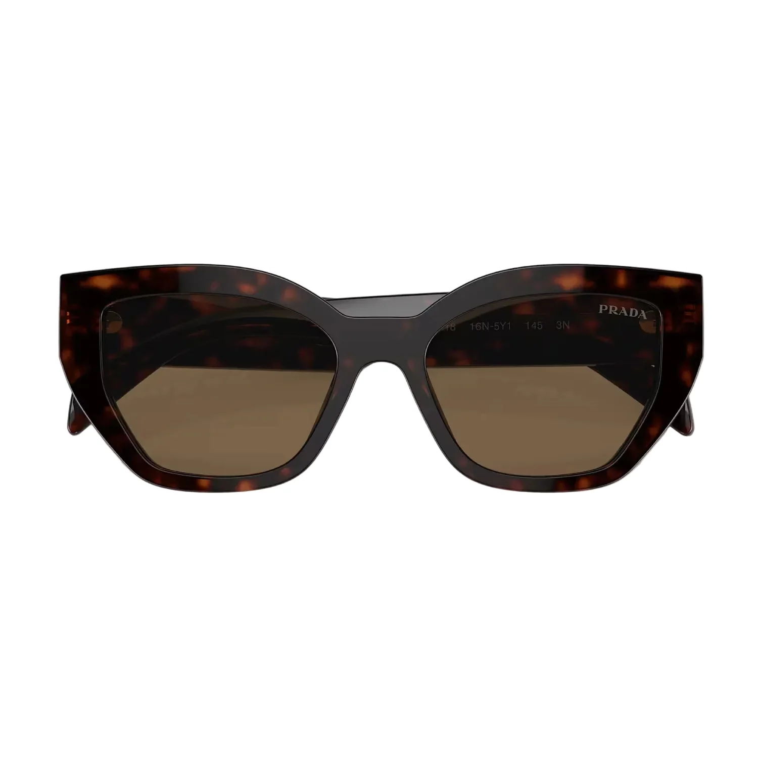 Prada Women's PRA09S Butterfly Solid Color Sunglasses - Image 3