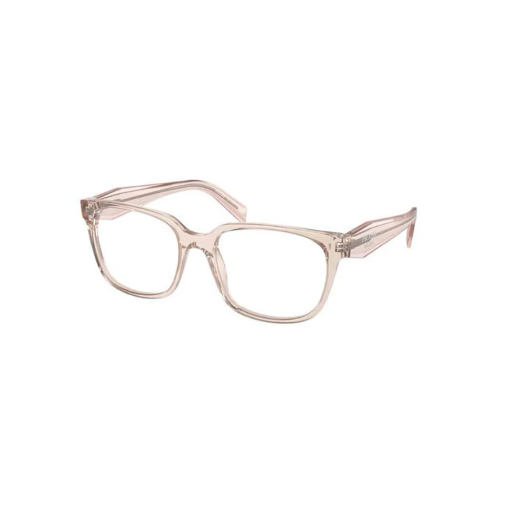 Prada Women's Rectangle Eyeglasses, Crystal Pink - Image 2