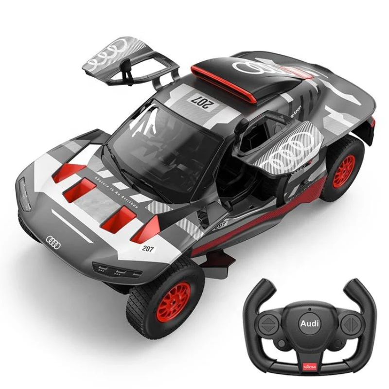 Rastar 1:14 Scale Audi Rs Q E-Tron E2 Remote Control Car - Black/Red - Image 2