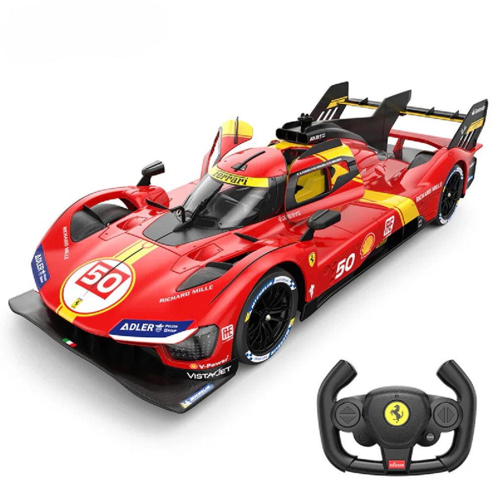 Rastar 1:14 Ferrari 499P Remote Control Car - Red - Image 2