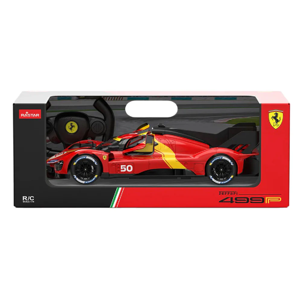 Rastar 1:14 Ferrari 499P Remote Control Car - Red - Image 7